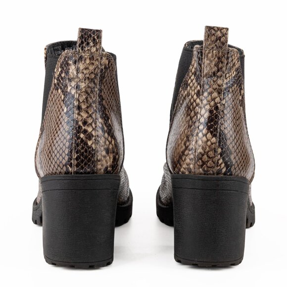 Dirty Laundry Lita Python Snake Print Chelsea Boots – Women’s 6 - Picture 3 of 14